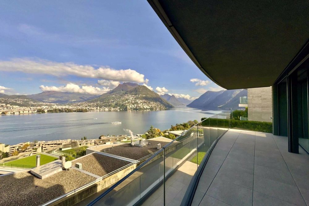 Moderne Neubauwohnung mit Terrasse und atemberaubendem Blick auf den See zum Verkauf in Lugano-Paradiso - Bild 11