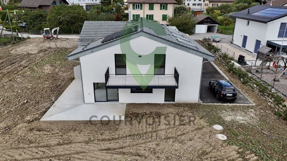 Schöne neue Doppelvilla in ländlicher Umgebung mit Alpenblick - Bild 2
