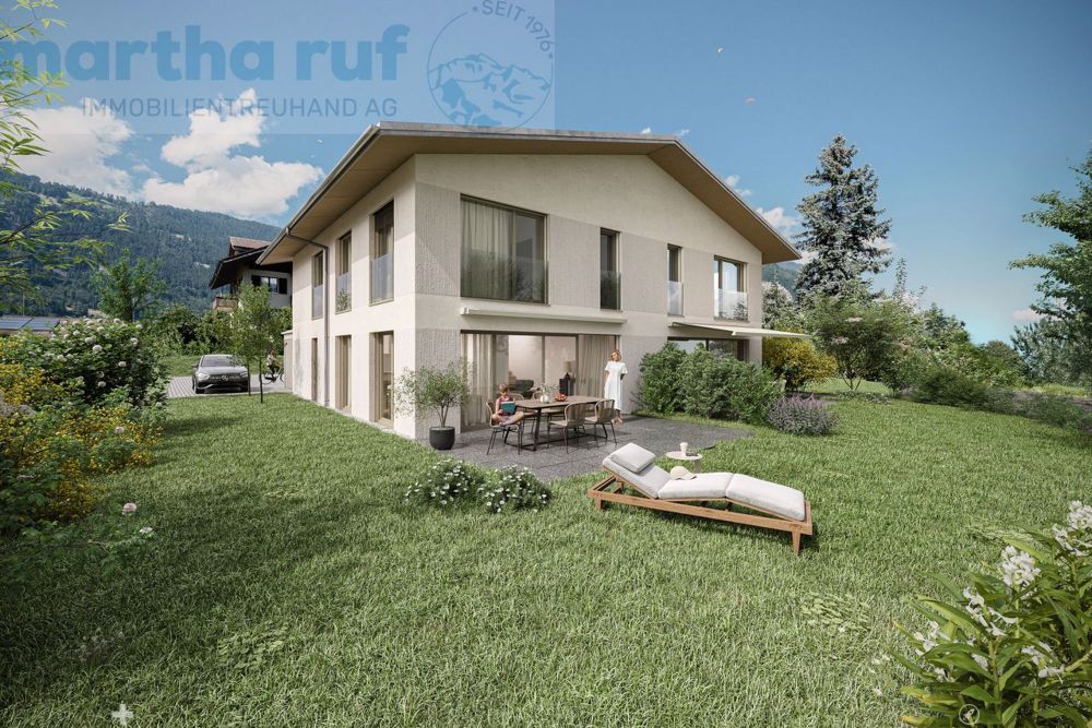 Moderner Neubau: Doppeleinfamilienhaus mit Bergsicht in Toplage - Bild 1