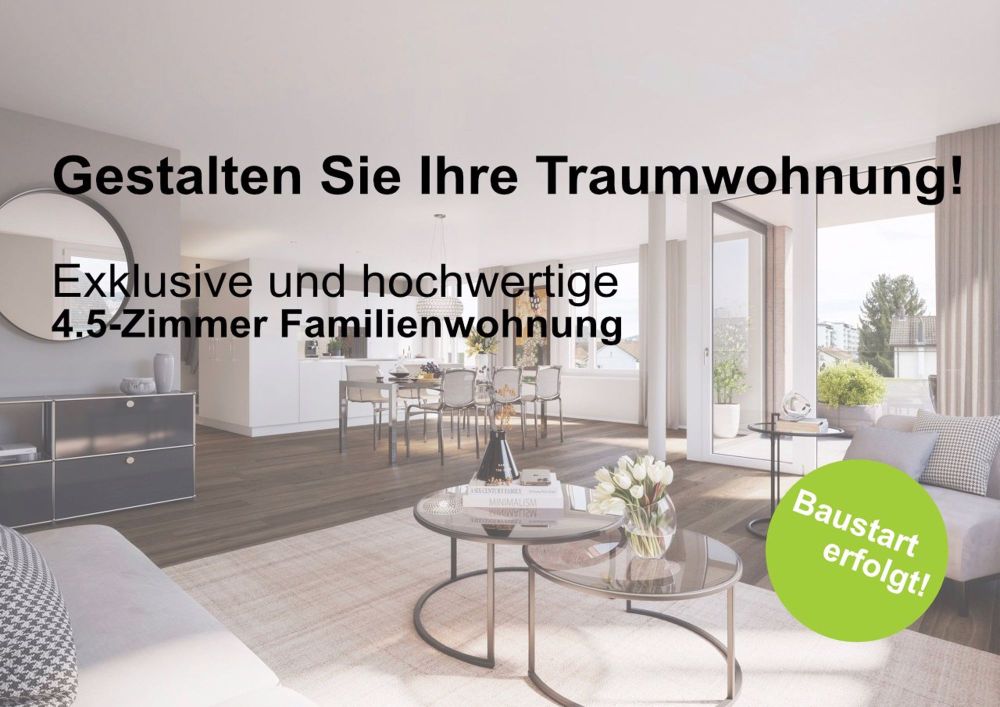 Traumwohnung mitgestalten: Exklusive 4.5-Zimmer Wohnung - Bild 1