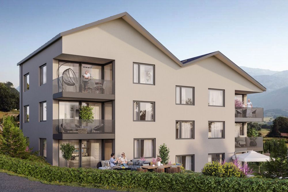 DUPLEX UNTER DEM DACH MIT LOGGIA - PANORAMABLIK - EXKLUSIV - Façade Sud