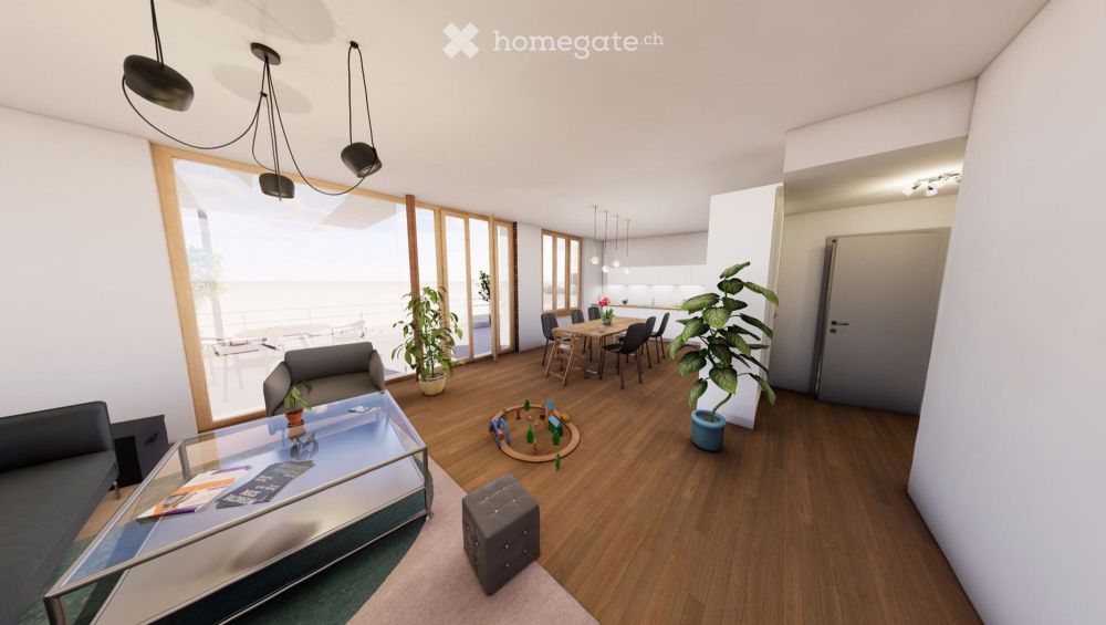 Moderne 4.5-Zimmer-Neubau-Wohnung mit Minergie-Standard in Münchenbuchsee - Bild 5
