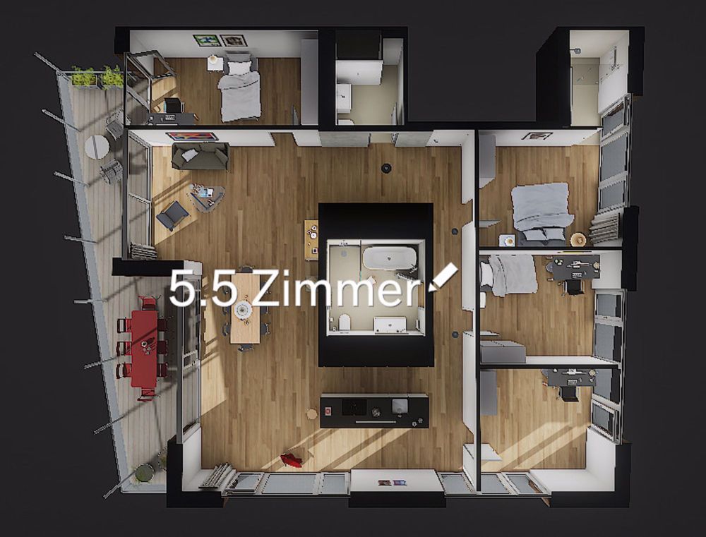 BAUSTART ERFOLGT - AUSSERGEWÖHNLICHES WOHNERLEBNIS MIT 30M2 BALKON - Bild 4