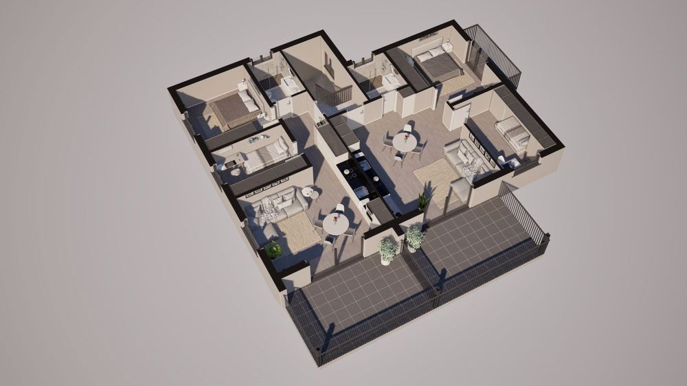 Wohnung 3.5 Zimmer mit Terrasse, Neubau PPP4 - Bild 6