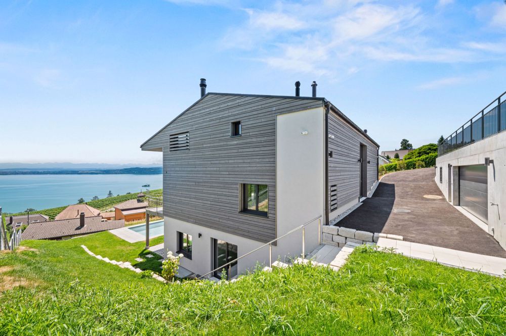 Villa contemporaine avec vue lac, vignobles et château, Vaumarcus - Bild 3