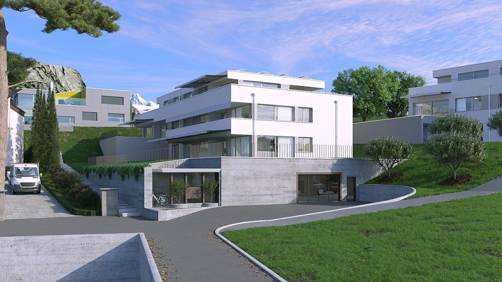 Moderne 5.5-Zimmer-Gartenwohnung mit hochwertigem Ausbau in Brig - Bild 1