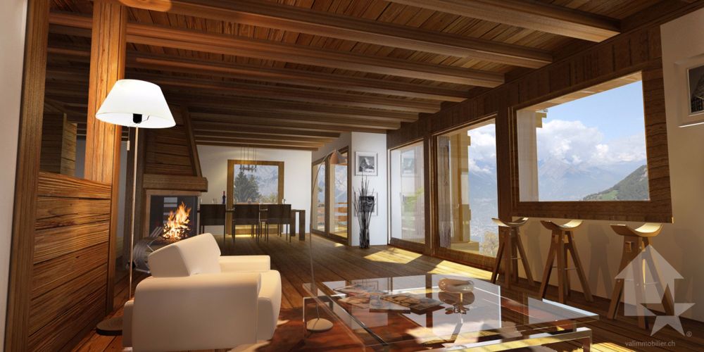 Chalet de luxe à la Tzoumaz - Bild 2