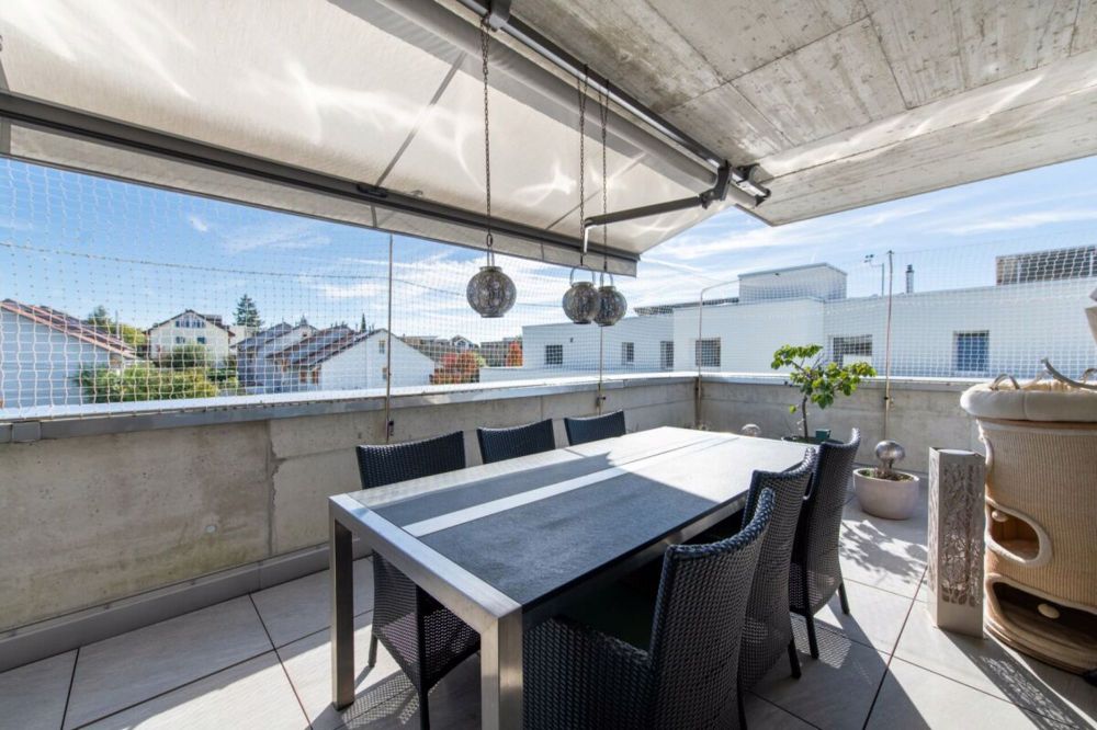 Licht, Raum, Weitblick - moderne 4.5-Zimmer-Attikawohnung mit Jurablick - Bild 12