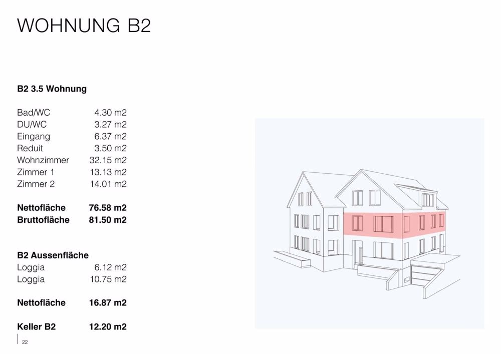 Neubau 3.5-Zimmer-Wohnung B2 - Bild 10