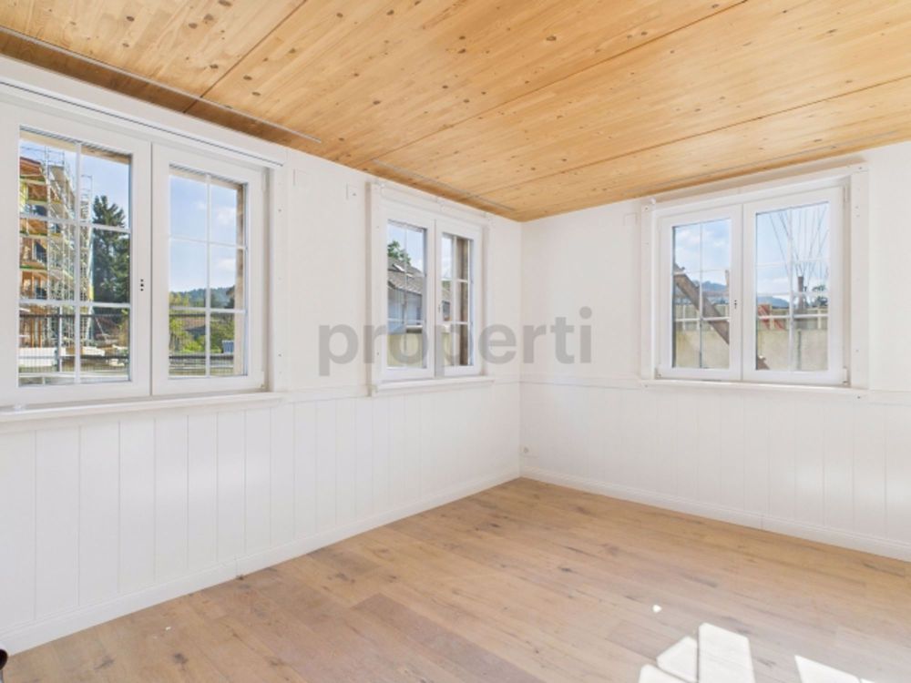Brandneue 3.5 Zimmer Erdgeschosswohnung mit historischem Charme – familienfreundlich & altersgerecht in Grossdietwil LU - Bild 3