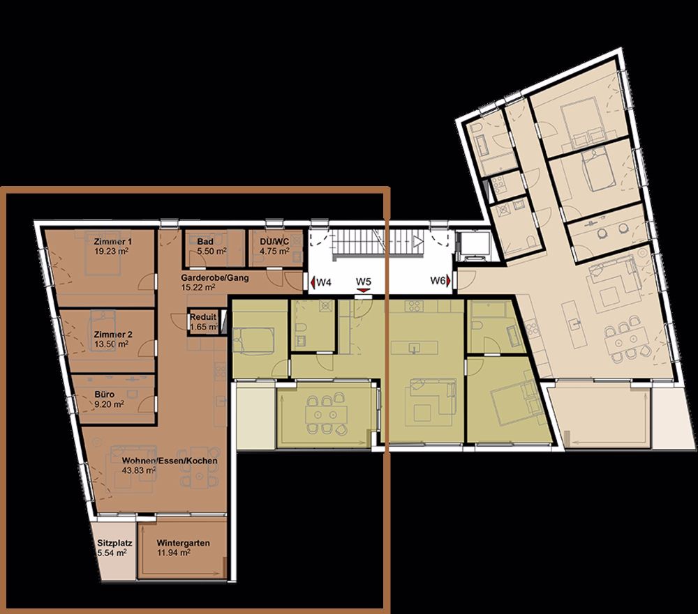 Exklusive Gartenwohnung mit hoher Energieeffizienz und unverbaubarer Aussicht.Neue Preise! - W4 - Bild 5