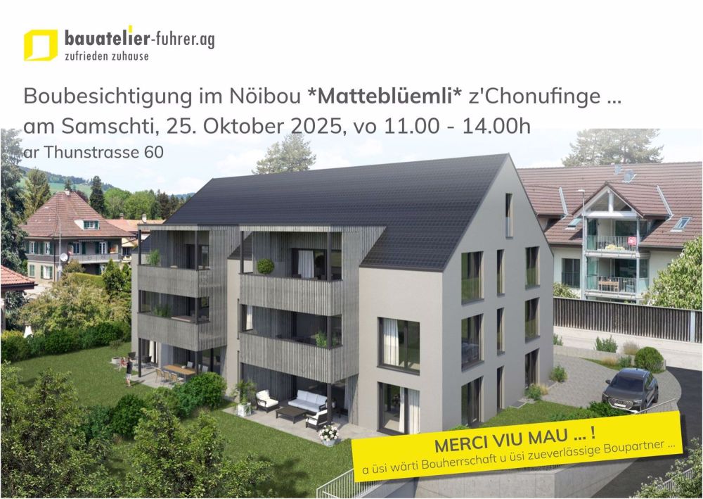 Erdgeschosswohnung im Zentrum vom Rüegsauschachen ... - Bild 12
