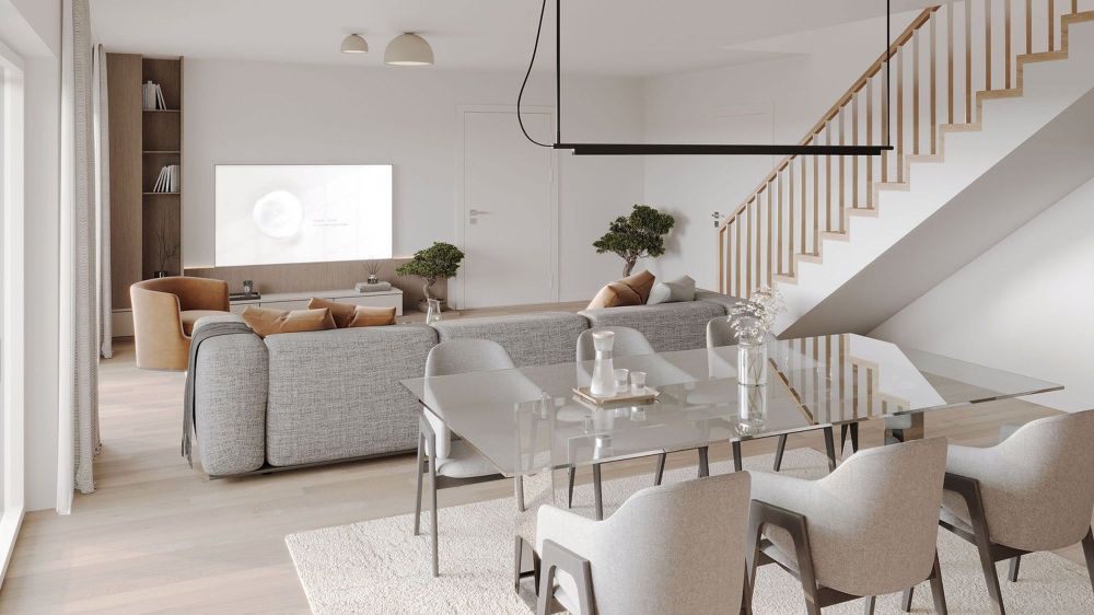 Deux villas jumelles de 5.5 pièces (141 m2) avec garage, balcon, terrasse et jardin privatif - Bild 4