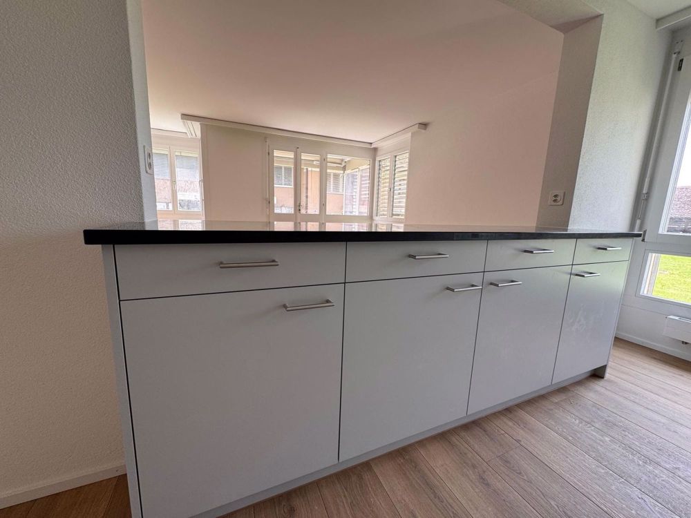 Erstvermietung nach Sanierung / 4 -Zimmerwohnung im ruhigen Quartier - Küche