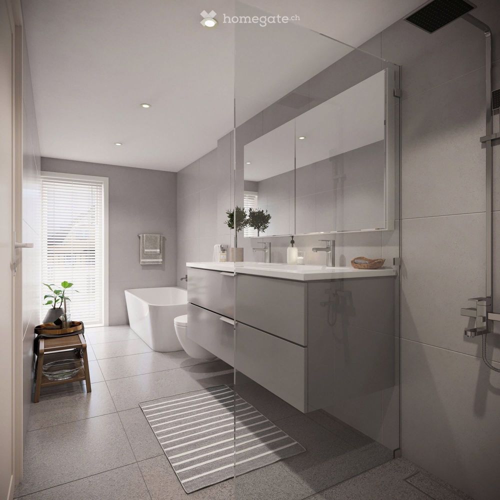 Exklusive Attika Wohnung mit sep. Studio, Dachgarten und Panoramablick in Birsfelden - Bild 3