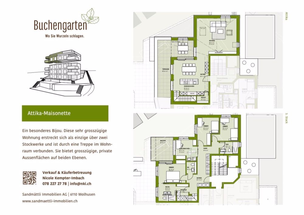 Moderne 5,5 Zimmer Eigentumswohnung in Wolhusen - Bild 3