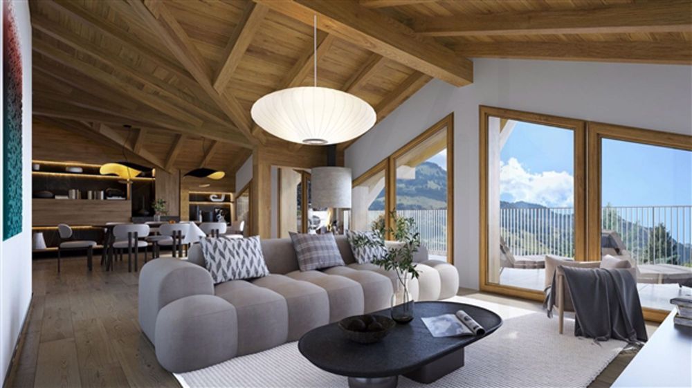 Hervorragendes neues 4,5-Zimmer-High-End-Penthouse im Herzen von Intyamon - Bild 2