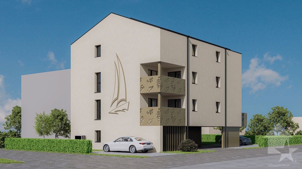 Le Bouveret, 2,5 Zimmer in der neuen Residenz L'Aurore - Bild 1