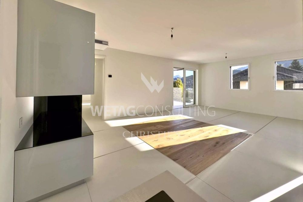 Lugano-Magliaso: modernes Penthouse mit grosser Dachterrasse & Seeblick zu verkaufen, auch als Zweitwohnsitz verfügbar - Bild 8