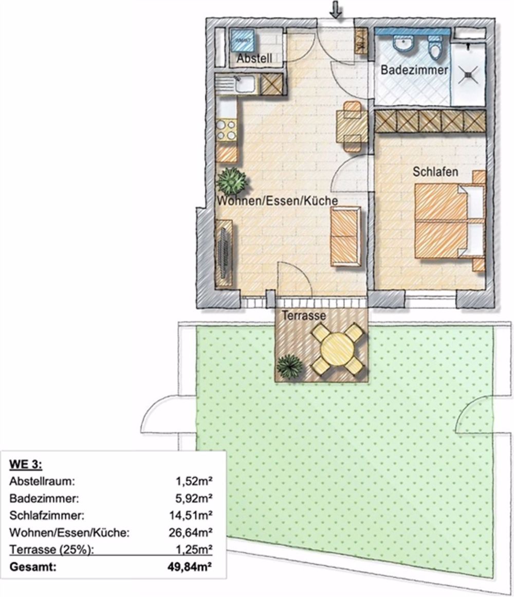 4.5 Room apartment - Bild 8