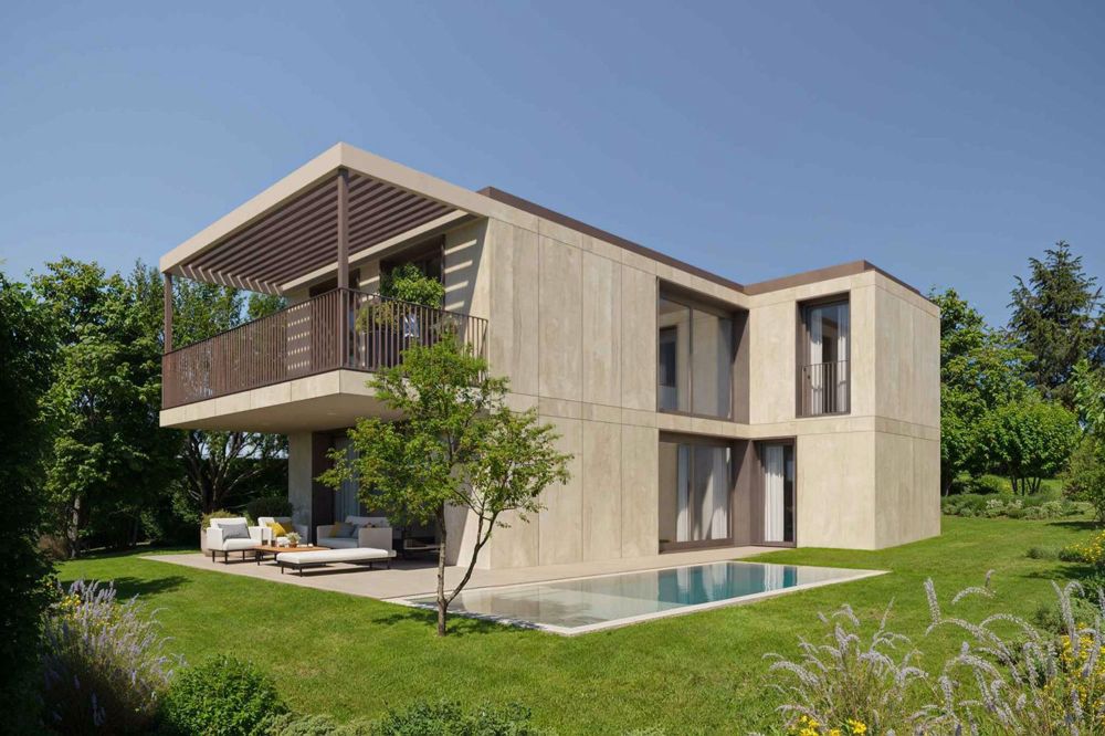 VÉSENAZ | 4 individuelle Villen mit atemberaubendem Blick auf den See - Bild 1