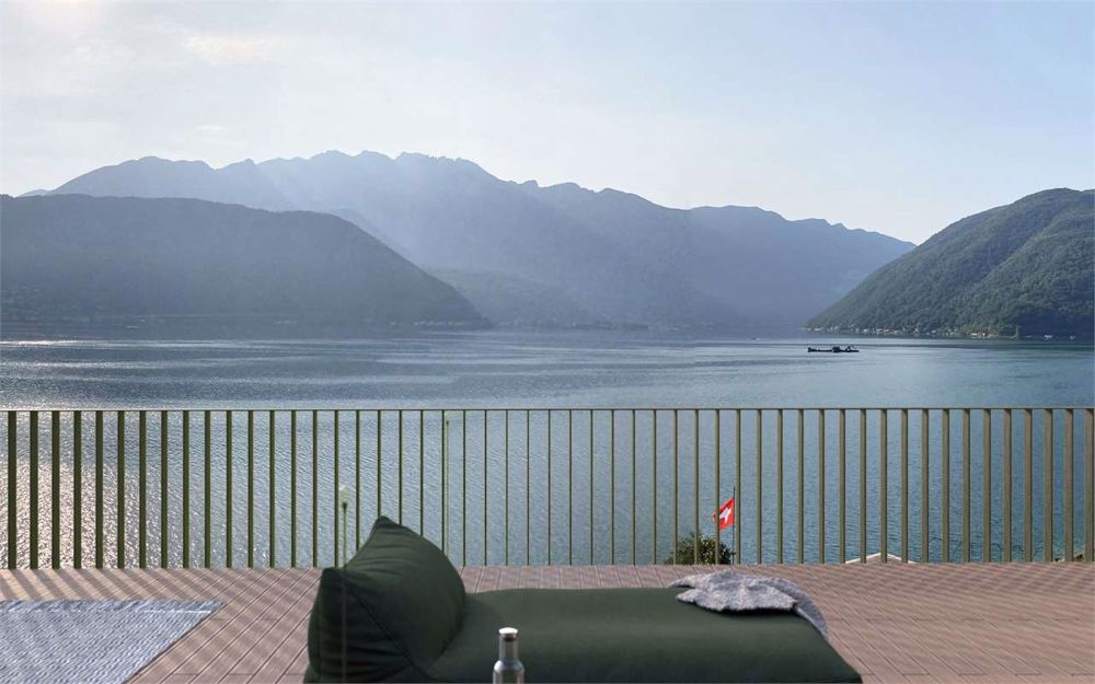 Attico duplex Fronte Lago a Melide - Bild 6