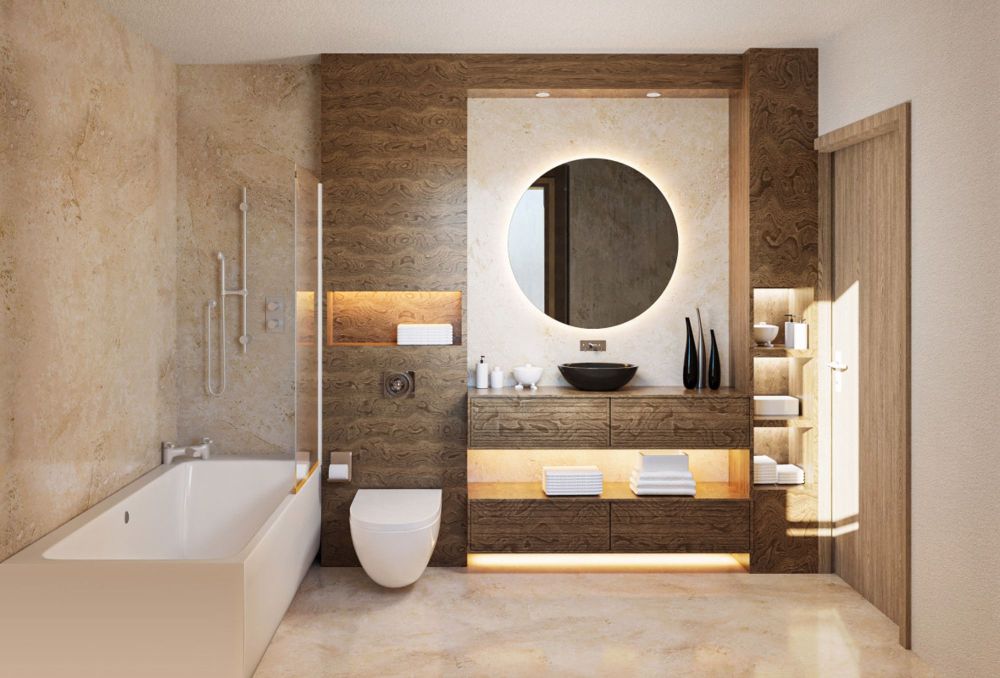 Neue Wohnungsrealisierung - exemple d'intérieur