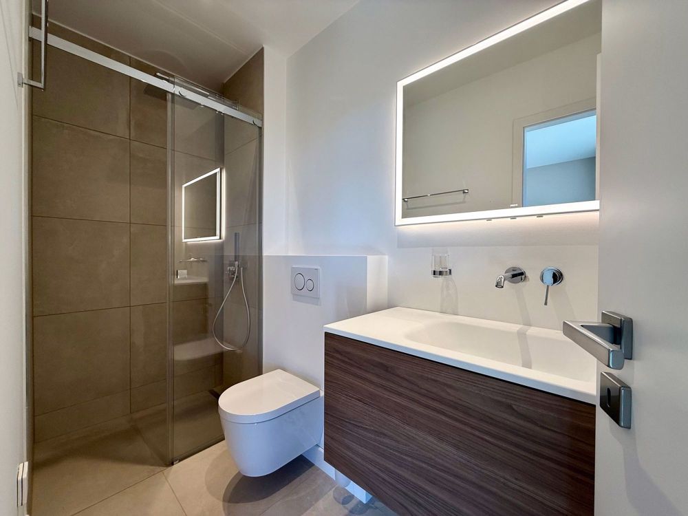 Appartement mit 3.5 Zimmern, unabhängig mit Seeblick und Garten - Pully - Bild 12