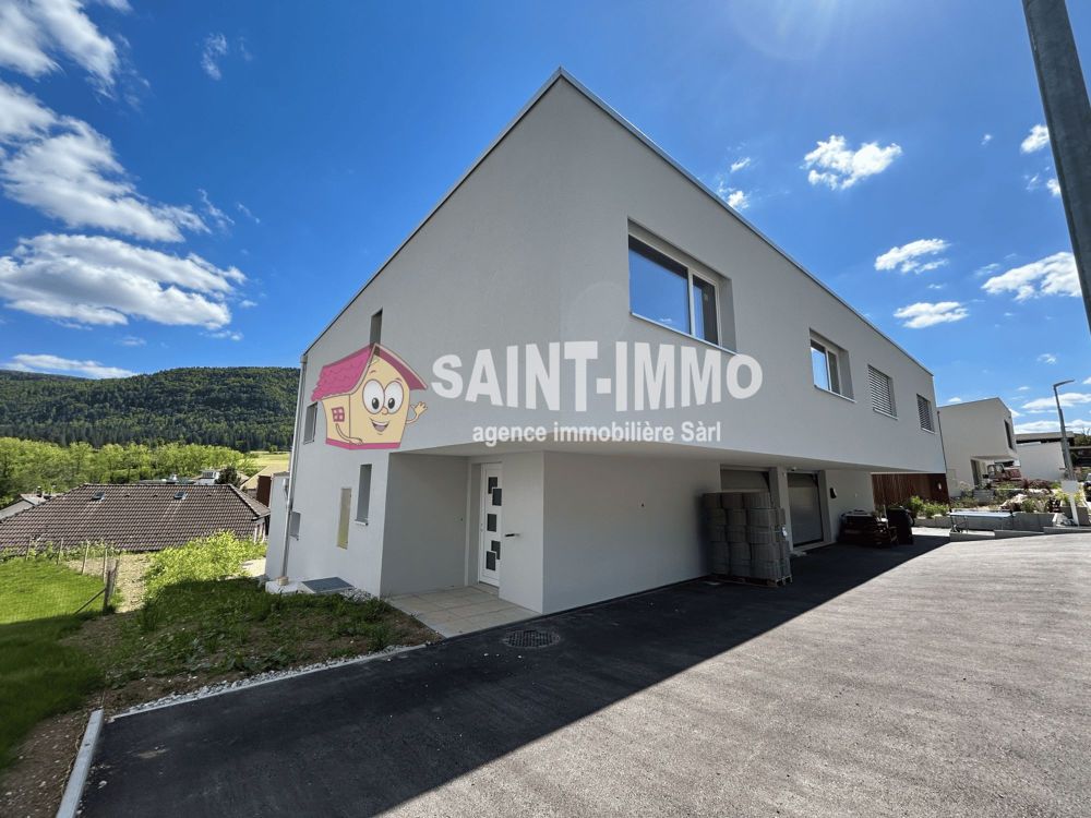 Villa mitoyenne Minergie de 5.5 pièces (158 m2) avec grande terrasse, jardin et garage à Cortébert - Bild 2