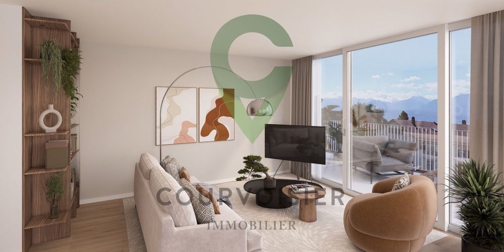 Lot A4 - 3,5p sud-est avec balcon, belle luminosité et dégagement - Bild 2