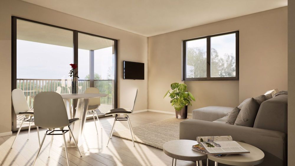 Wohnung 3.5 Zimmer mit Terrasse, Neubau N3 - Bild 3