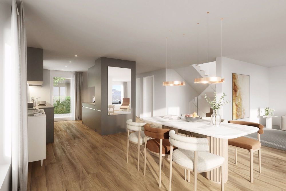 Neubau Haus G1 mit Einliegerwohnung - Küche und Essbereich