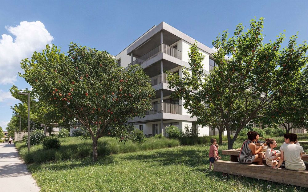 Appartement de 3.5 pièces d'une nouvelle résidence Palézieux - Extérieur