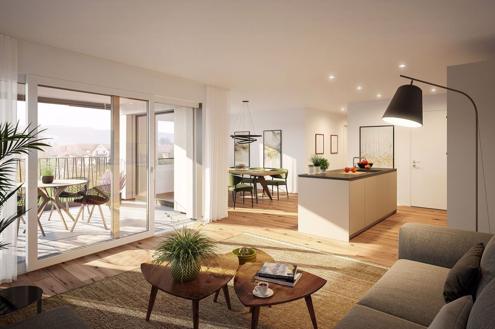 NATÜRLICH WOHNEN, NEUMATT FULENBACH / 3 ½-ATTIKAWOHNUNG | dreamo.ch - Bild 2