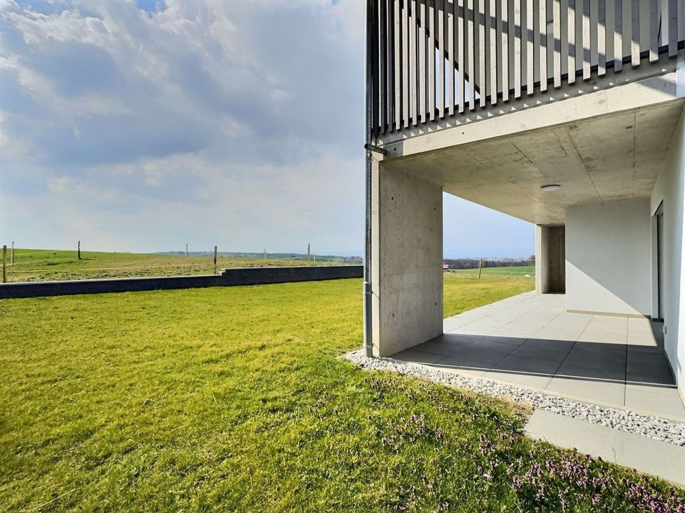 Ihr Friedhof der Ruhe in Corserey - 5.5-Zimmer-Wohnung zum Verkauf! - Terrasse & Jardin