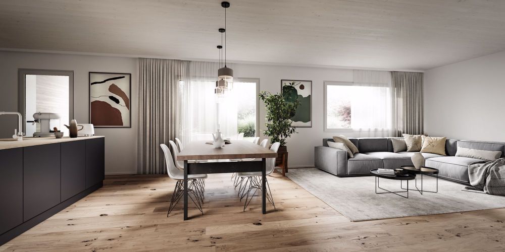 WINKEL - Bettwiesen, Doppelhaus B I Rohbaubesichtigung möglich! - Bild 3