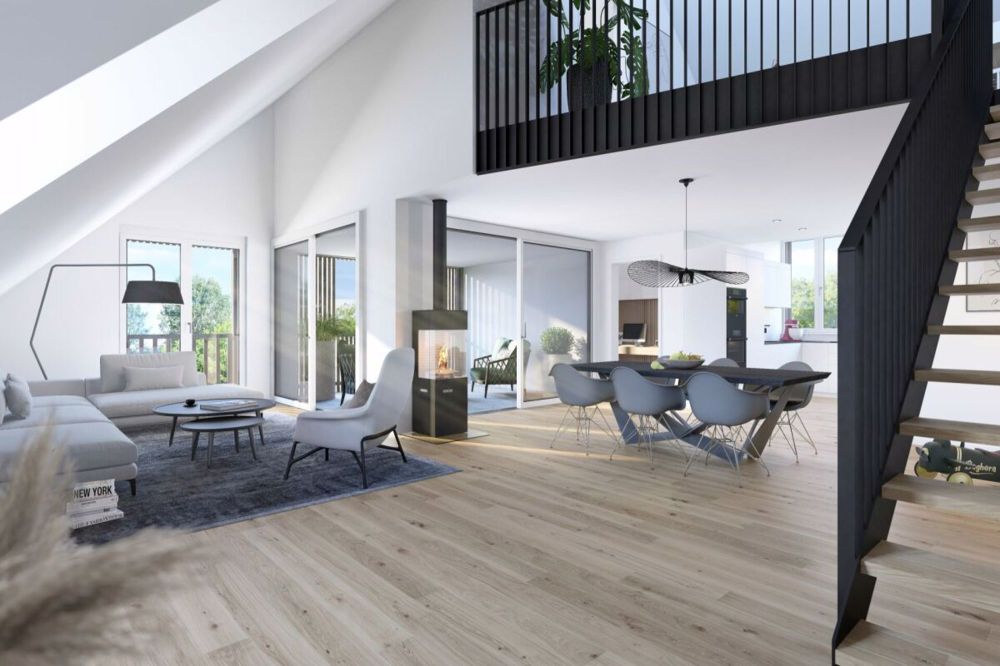 Eigentumswohnung DG West - Visualisierung DG