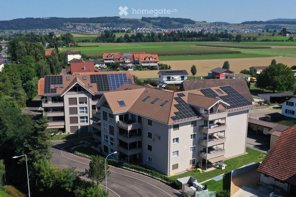 Moderne 3 1/2 -Zimmer-Wohnung mit grossem gedecktem Balkon in Alberswil - Bild 4