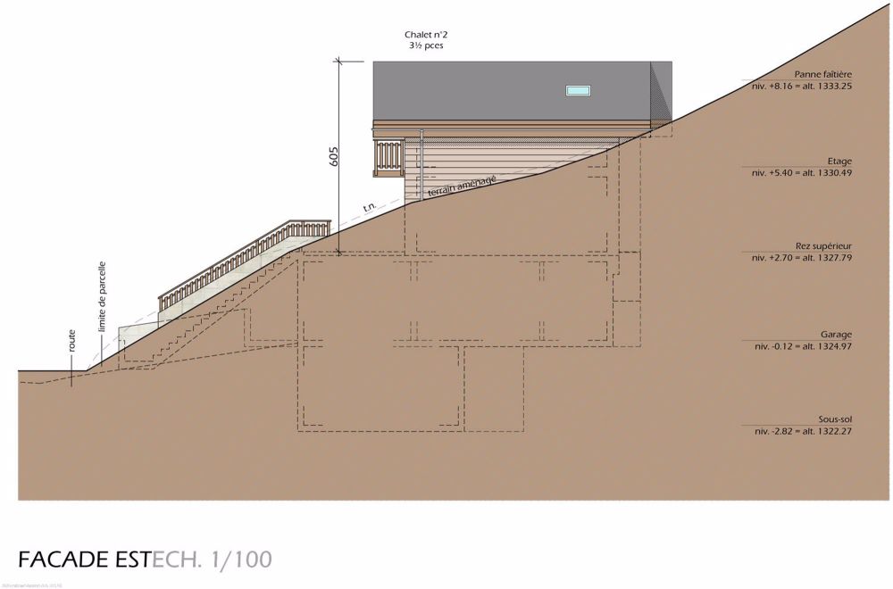 CHALET MITOYEN 3.5 PIÈCES - PROMOTION « LA DÉLLÈGE » - Bild 7