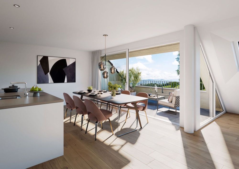 Grosse 4.5-Zimmer-Dachmaisonettewohnung an traumhafter Aussichtslage - Bild 2