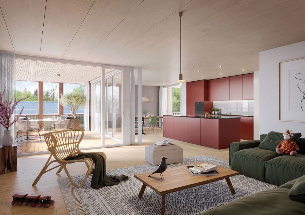 Neubau Industriestrasse 17 Schüpfheim, 4.5 und 5.5 Zimmer-Wohnungen zu verkaufen - Bild 3