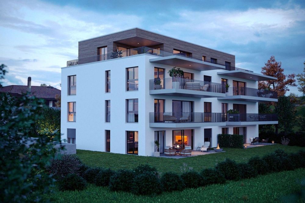4 ½ Zimmer-Wohnung in Courgevaux kaufen - Bild 3