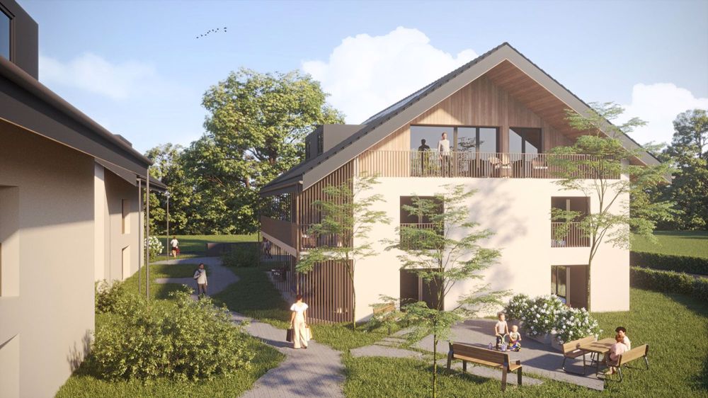 la Bergerie - Lot 6 - Appartement de 3.5 pièces avec balcon - Extérieur