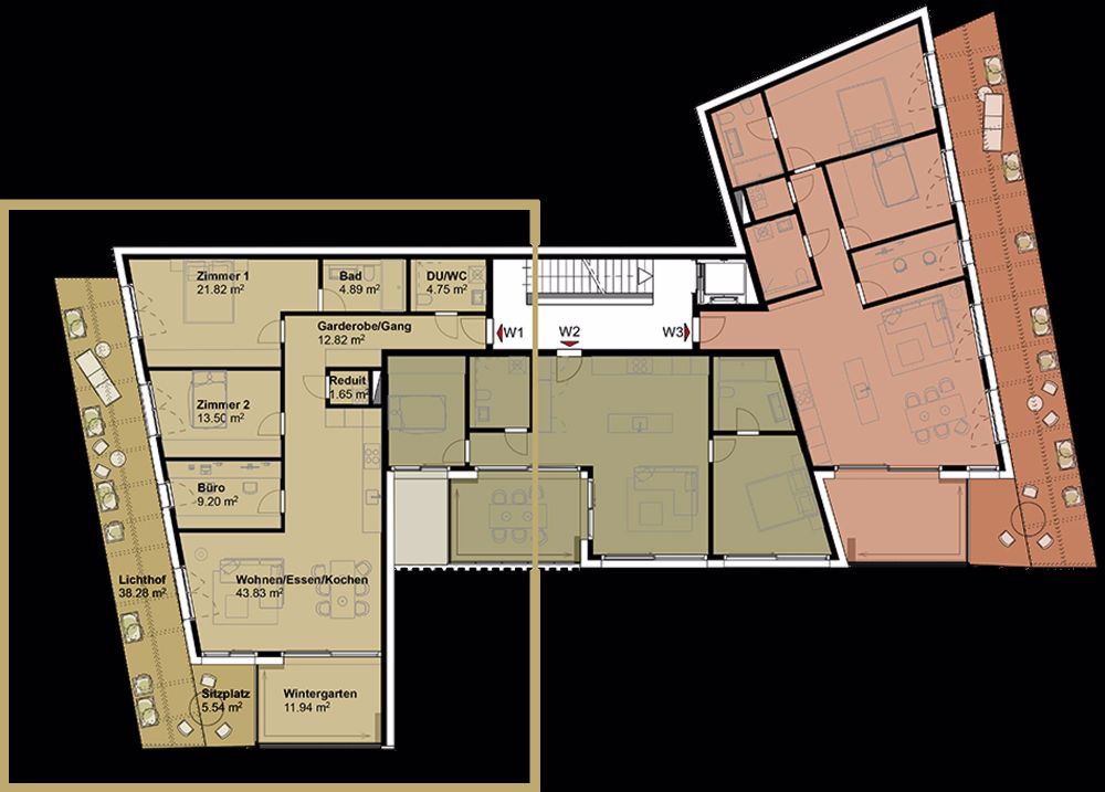 Exklusive Gartenwohnung mit hoher Energieeffizienz und unverbaubarer Aussicht. Neue Preise! - W1 - Bild 5