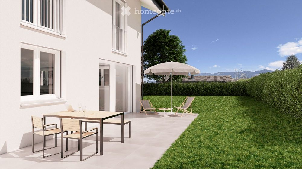 Neues Familienprojekt in Marsens mit 3 Reihenvillen mit 5.5 Zimmern zum Verkauf in Marsens - Bild 2