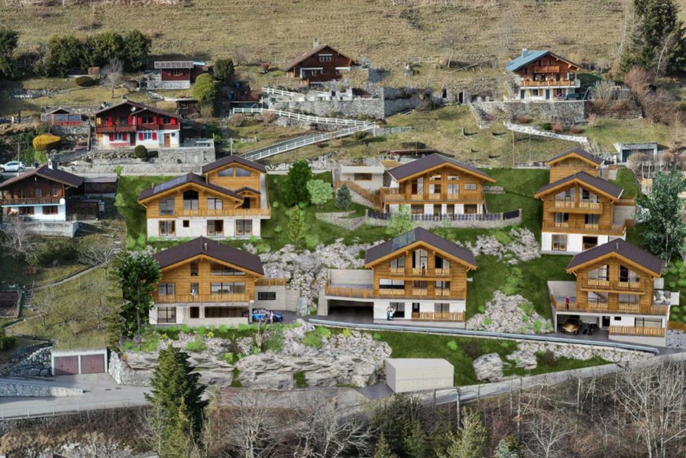 Chalet von hohem Standard in Crésuz mit Panoramablick - Bild 12