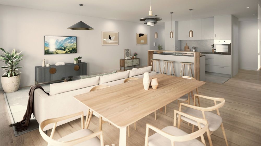 Appartement de 3.5 pièces au rez-de-chaussée Glâne 111 - Lot 16