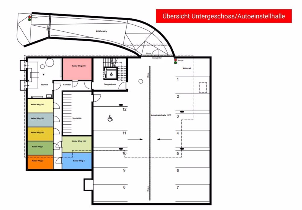 Renditeobjekt - Neubau Mehrfamilienhaus mit 8 Eigentumswohnungen mit Autoeinstellhalle. - Bild 8