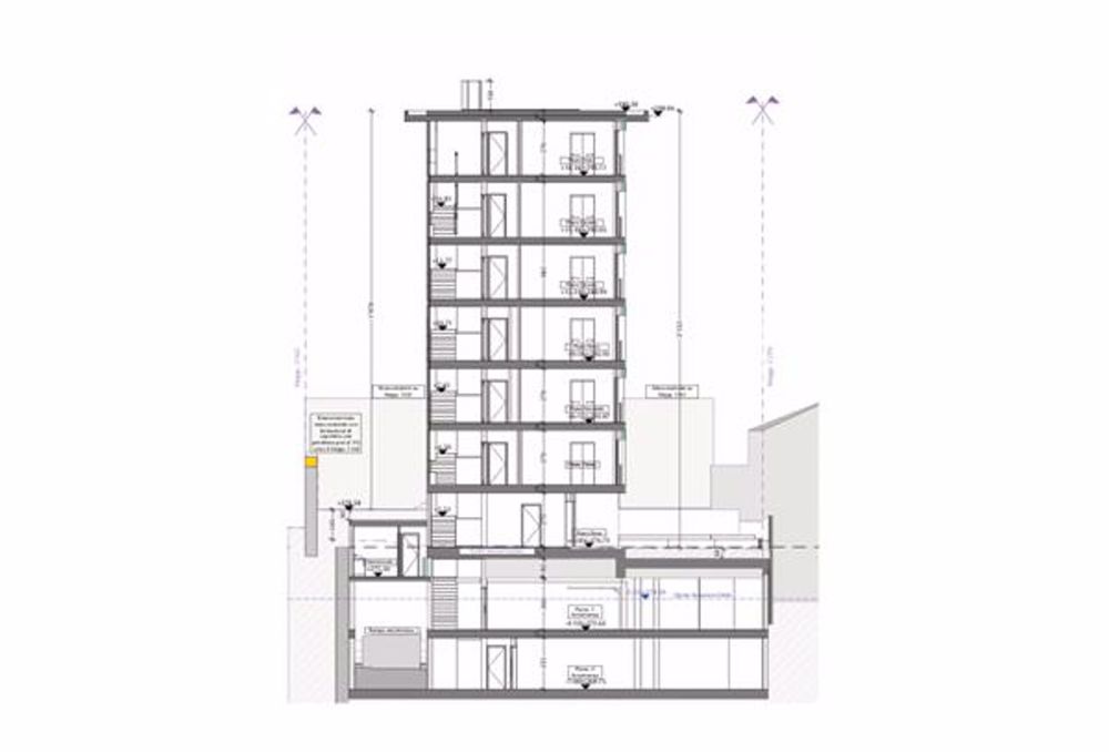 Lugano: 2.5-Zimmer-Wohnung - Planimetria