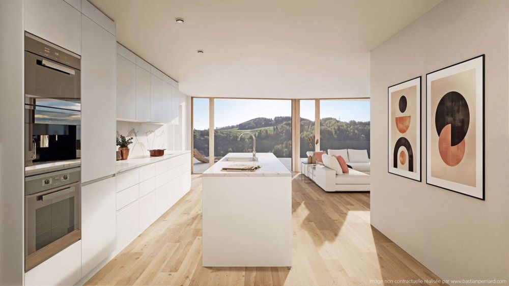 Une adresse d'exception à Rossens, construction de 12 appartements - Bild 4